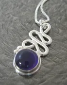 Silver Snake Necklace
