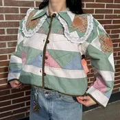 Cropped Quilted Jacket