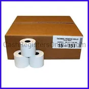 2 1/4'' by 200' Thermal Cash Register Paper Rolls
