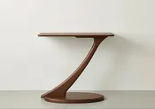 Cantilever Console Hall Table - Walnut