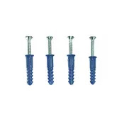 1.25" Dry Wall Screw with Anchor (set of 4)