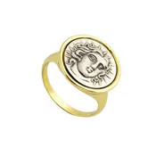 Apollo Rose Gold & Silver Ring