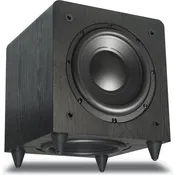 12″ Dual-Drive Powered Sub w/ 300W Amp – Black