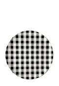 Bamboo Side Plate - Gingham Black