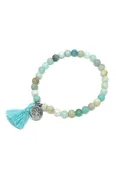 Amazonite Crystal Tree Of Life Bracelet