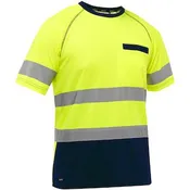Bisley® 312M1118T ANSI Type R Class 2 Short Sleeve T-Shirt with Navy Bottom