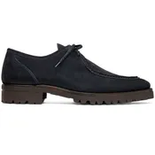 26-303-NVY WALLABY Suede Lace Up, Navy