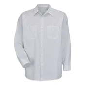 MEN’S LONG SLEEVE INDUSTRIAL STRIPE WORK SHIRT- SP10
