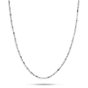 1.0mm Ball Bar Chain in Sterling Silver
