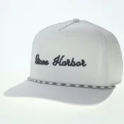Caddy Stone Harbor White/Grey White Rope Hat