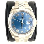 Rolex Datejust – 41mm Stainless Steel Slate Dial Smooth Bezel Watch — David Reynolds Jewelry and Coin