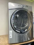 ^ ITEM #ED59A Whirlpool front load electric dryer 220v  stackable large capacity stainless steel drum 27 in