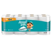 Angel Soft 79423 Ultra-Soft 2-Ply Toilet Paper, 16 Rolls, 320 Sheets Each