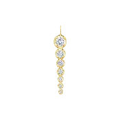 7 Ascending Diamond Tennis Pendant