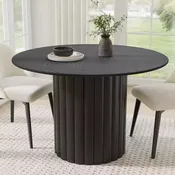 46" Round Solid Wood Dining Table, Kitchen Table
