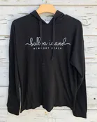 Balboa Island Faux Cashmere Hoodie Black