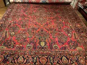 Antique Persian Sarouk. 13.8 x 10