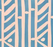 Alan Campbell Fabric: Candu - Custom Sky on White Suncloth (OUTDOOR)