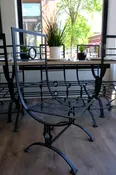 Vintage Iron Side Chairs — Tracey Becker Interiors