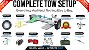 Galvanize Folding Car Tow Dolly