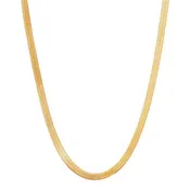 14k Yellow Gold Core Flexible Herringbone Chain -FRC073874Y18