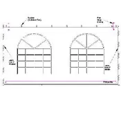 20' Vinyl Tent Wall with windows    $70.00 Each. — Peninsula Party