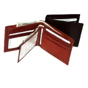 Bifold Wallet with Detachable Mini Wallet