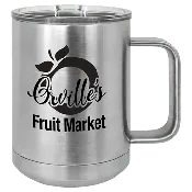 15 oz. Stainless Steel Vacuum Insulated Mug with Slider Lid