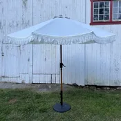 FRILL White Umbrella with Stand | QTY 3 — Fern Hill Design