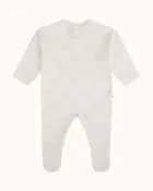 Angel Wing Cashmere Pointelle Sleepsuit