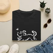 Dog & Butterfly T‑Shirt — "More Years. More Moments." Casual Pet Lover Tee