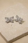 Alicia Crystal Bow Studs