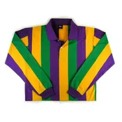 Adult MG Rugby Shirt (Vertical Stripes, LS) # 109   BUY ONE SIZE UP