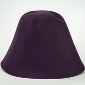 Aubergine Furfelt Hood
