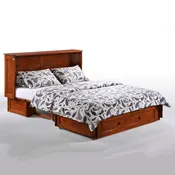 Clover Murphy Cabinet Bed Cherry Finish