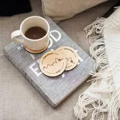 City Skyline Maple Coasters