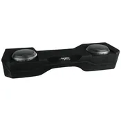 10" Loaded Subwoofer Box Fits 2014-18 Chevy Double Cab