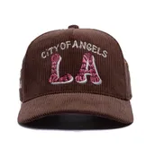 CITY OF ANGELS STRUCTURED CORDUROY BROWN