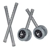 5″ Bariatric Walker Wheels, Combo Pack