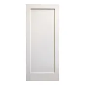 36 Inch Single Panel Shaker Style Interior Door – Primed Pine