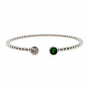 The Emerald Duet Bangle