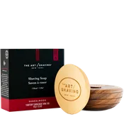 Sandalwood Shave Soap w/ Bowl 3.3oz