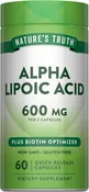 Alpha Lipoic Acid 600mg + Biotin Optimizer