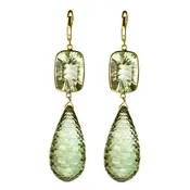 Sedoni Collection Greeen Amethyst Earrings