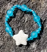 Gulf Coast Blues Washing Over Me Matching Mommy Bracelet