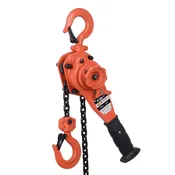 Atlas Lifting and Rigging Lever Hoist, 1 Ton, 2,200 lbs, 20 ft Lift (SKU ALH-010-20)