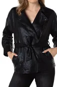 Belted Moto Jacket