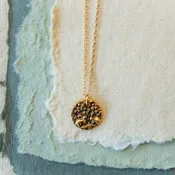 Bitty Buttons Bunnies Necklace