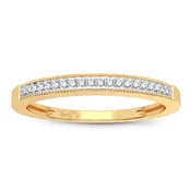 10K 0.05CT Diamond Band