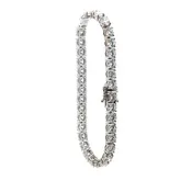 14k White Gold Diamond Bracelet